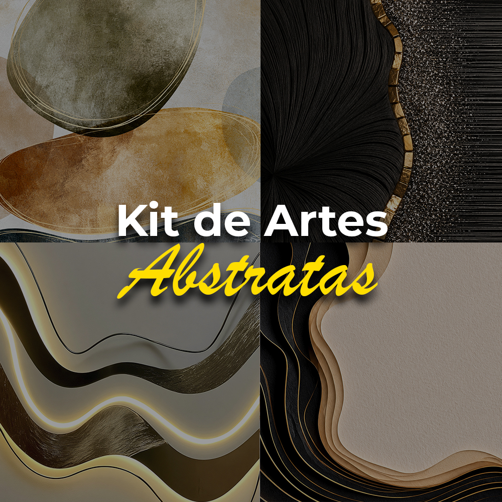 Kit Abstrato - 24 Artes